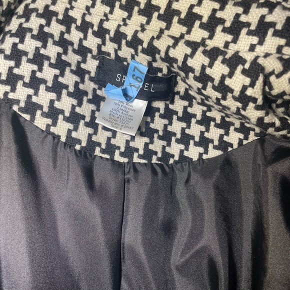 Vintage Houndstooth wool coat - Picture 5 of 5